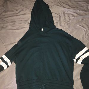 Long Sleeve Slight Crop Sweatshirt